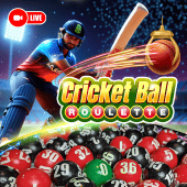 Cricket Ball Roulette on fff777